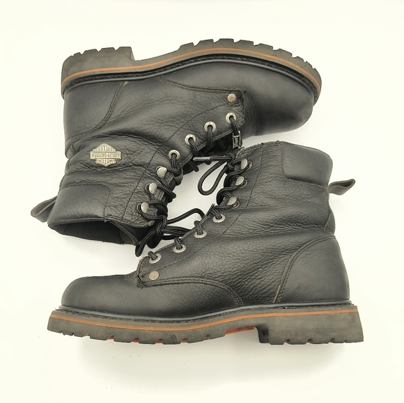 Harley-Davidson Women's Riding Appropriate Cresson 6-Inch Black Motorcycle Boots - Picture 7 of 9